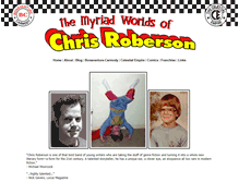 Tablet Screenshot of chrisroberson.net